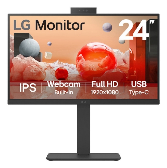 Picture of LG 24BA850-B computer monitor 60.5 cm (23.8") 1920 x 1080 pixels Full HD Black