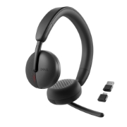 Picture of DELL WL3024 Headset Wired & Wireless Head-band Calls/Music USB Type-C Bluetooth Black