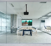 Picture of B-Tech SYSTEM 2 - Universal Projector Ceiling Mount with Micro-adjustment - 0.6m to 1m Ø50mm Pole