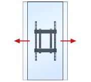Picture of B-Tech SYSTEM X - XL Portrait Wall Mount For Ultrawide Displays