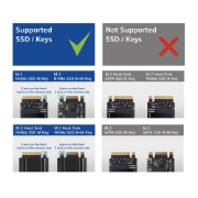 Picture of ACT M.2 NVMe/PCIe SSD docking station, USB-C 3.2 Gen2