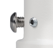 Picture of B-Tech SYSTEM V - Ceiling Mount with Threaded NPT Adaptor - 1m Ø38mm Pole