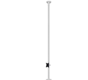 Picture of B-Tech SYSTEM V - CCTV Ceiling Mount for a VESA 100 Fixed Screen and Dome Surveillance Camera - 2m Ø38mm Pole