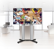 Picture of B-Tech MODE-AL - Premium Freestanding Single Screen Twin Column UC Stand - (VESA 900 x 800) - 2m