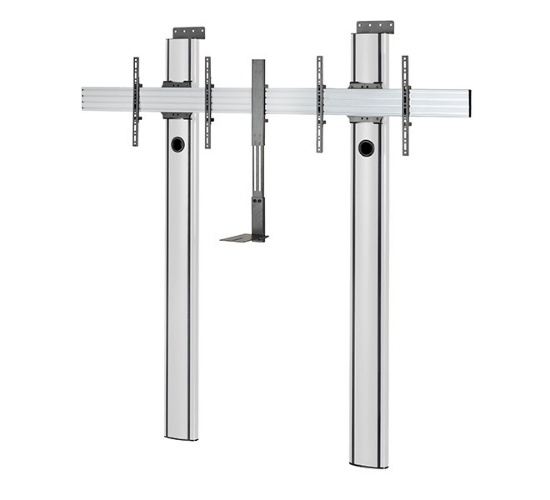 Picture of B-Tech MODE-AL - Premium Floor-To-Wall Twin Screen VC Stand - (VESA 600 x 400) - 2m