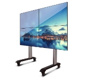 Picture of B-Tech SYSTEM X - 2 x 2 Universal Mobile Videowall Mounting System with Micro-Adjustment for 46-60" screens