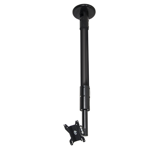 Picture of B-Tech Flat Screen Ceiling / Desk Mount with Tilt & Swivel (VESA 100) - 1m Ø50mm Pole