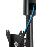 Picture of B-Tech Flat Screen Ceiling / Desk Mount with Tilt & Swivel (VESA 100) - 1m Ø50mm Pole
