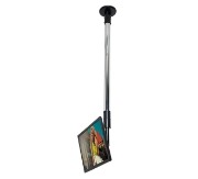 Picture of B-Tech Flat Screen Ceiling / Desk Mount with Tilt & Swivel (VESA 100) - 1m Ø50mm Pole