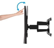 Picture of B-Tech Twin Cantilever 190.5 cm (75") Wall Black