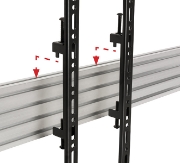 Picture of B-Tech SYSTEM X - VESA 400 Flat Screen Interface Arms for BT8390 (Pair)