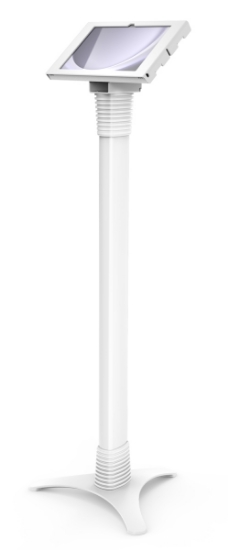 Picture of Compulocks Galaxy Tab A9+ Apex Enclosure Portable Floor Stand - White