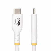 Picture of StarTech.com 4m White USB-C Charging Cable, USB-IF Certified USB C Cable, 240W PD EPR, USB 2.0 Type-C Laptop Charger Cord, USB-C Data Transfer Cable, TPE Jacket