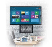 Picture of B-Tech Flat Screen Wall Mount With Pull-down AV Storage Tray (VESA 600 x 400)