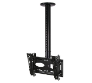 Picture of B-Tech Telescopic Universal Flat Screen Ceiling Mount with Tilt (VESA 200 x 200) - 0.6m to 1m Ø50mm Pole