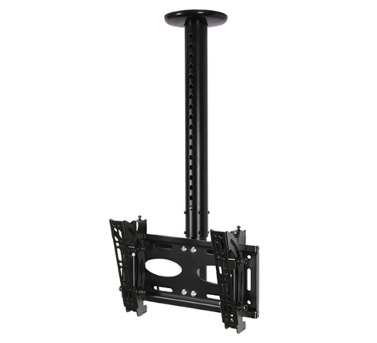 Picture of B-Tech Telescopic Universal Flat Screen Ceiling Mount with Tilt (VESA 200 x 200) - 0.6m to 1m Ø50mm Pole