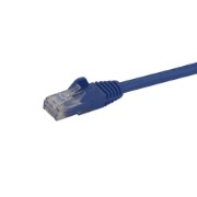 Picture of StarTech.com 1m CAT6 Ethernet Cable - Blue CAT 6 Gigabit Ethernet Wire -650MHz 100W PoE RJ45 UTP Network/Patch Cord Snagless w/Strain Relief Fluke Tested/Wiring is UL Certified/TIA