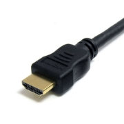 Picture of StarTech.com 3m HDMI Cable - 4K High Speed HDMI Cable with Ethernet - 4K 30Hz UHD HDMI Cord - 10.2 Gbps Bandwidth - HDMI 1.4 Video / Display Cable M/M 28AWG - HDCP 1.4 - Black