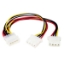 Image de StarTech.com Câble Répartiteur en Y Molex - 1x LP4 Mâle 2x LP4 Femelle - 23 cm