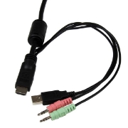 Picture of StarTech.com 2 Port USB HDMI Cable KVM Switch with Audio and Remote Switch – USB Powered
