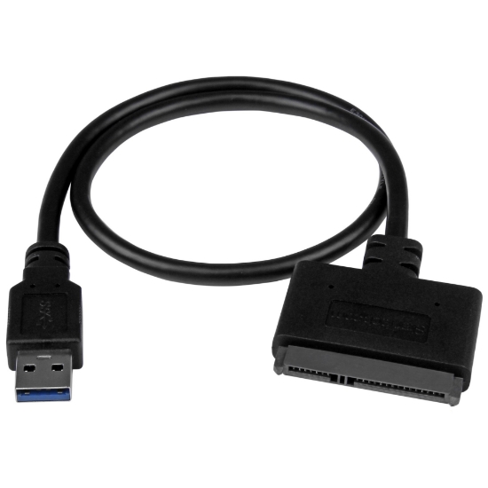Picture of StarTech.com USB 3.1 to 2.5" SATA Hard Drive Adapter - USB 3.1 Gen 2 10Gbps with UASP External HDD/SSD Storage Converter