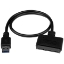 Picture of StarTech.com USB 3.1 to 2.5" SATA Hard Drive Adapter - USB 3.1 Gen 2 10Gbps with UASP External HDD/SSD Storage Converter
