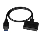 Picture of StarTech.com USB 3.1 to 2.5" SATA Hard Drive Adapter - USB 3.1 Gen 2 10Gbps with UASP External HDD/SSD Storage Converter