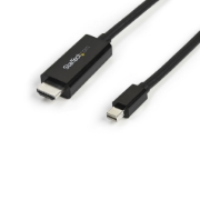 Picture of StarTech.com 10ft (3m) Mini DisplayPort to HDMI Cable - 4K 30Hz Video - mDP to HDMI Adapter Cable - Mini DP or Thunderbolt 1/2 Mac/PC to HDMI Monitor/Display - mDP to HDMI Converter Cord