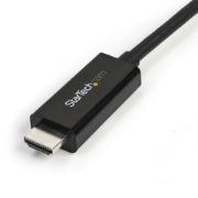 Picture of StarTech.com 10ft (3m) Mini DisplayPort to HDMI Cable - 4K 30Hz Video - mDP to HDMI Adapter Cable - Mini DP or Thunderbolt 1/2 Mac/PC to HDMI Monitor/Display - mDP to HDMI Converter Cord
