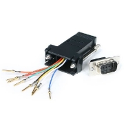 Picture of StarTech.com DB9 to RJ45 Modular Adapter - M/F
