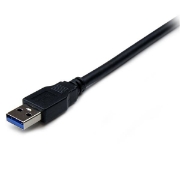 Picture of StarTech.com 2m Black SuperSpeed USB 3.0 Extension Cable A to A - M/F