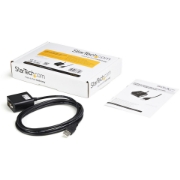 Picture of StarTech.com 6ft (1.8m) 1-Port Professional RS422/485 USB Serial Cable Adapter with COM Retention, USB to RS422 Adapter - TAA