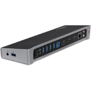 Picture of StarTech.com Triple-Monitor USB 3.0 Docking Station - 1x HDMI - 2x DisplayPort
