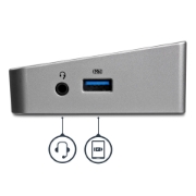 Picture of StarTech.com Triple-Monitor USB 3.0 Docking Station - 1x HDMI - 2x DisplayPort