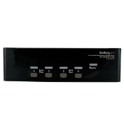 Picture of StarTech.com 4 Port DVI VGA Dual Monitor KVM Switch USB with Audio & USB 2.0 Hub