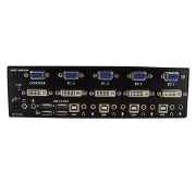 Picture of StarTech.com 4 Port DVI VGA Dual Monitor KVM Switch USB with Audio & USB 2.0 Hub