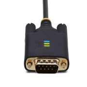 Picture of StarTech.com 3ft (1m) USB to Serial Adapter Cable, COM Retention, Interchangeable Screws/Nuts, USB-A to DB9 RS232, FTDI IC, ESD Protection, Windows/macOS/Linux