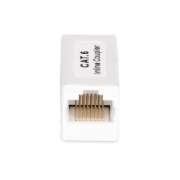 Picture of StarTech.com RJ45 Coupler, Inline Cat6 Coupler, Female to Female (F/F) T568 Connector, Unshielded Ethernet Cable Extension