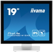Picture of iiyama ProLite T1932MSC-W1SAG computer monitor 48.3 cm (19") 1280 x 1024 pixels Full HD LED Touchscreen Tabletop White