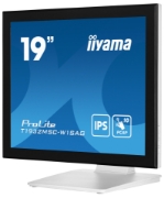 Picture of iiyama ProLite T1932MSC-W1SAG computer monitor 48.3 cm (19") 1280 x 1024 pixels Full HD LED Touchscreen Tabletop White