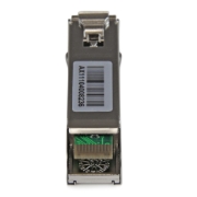 Picture of StarTech.com MSA Uncoded SFP Module - 1000BASE-SX - 1GbE Multi Mode Fiber (MMF) Optic Transceiver - 1GE Gigabit Ethernet SFP - LC 550m - 850nm - DDM