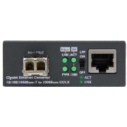Picture of StarTech.com Gigabit Ethernet Fiber Media Converter - Compact - 850nm MM LC - 550m