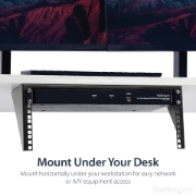 Picture of StarTech.com 4U 19in Steel Vertical Wall Mount Equipment Rack Bracket