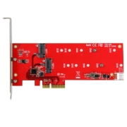 Picture of StarTech.com 2x M.2 SATA SSD Controller Card - PCIe
