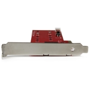 Picture of StarTech.com 2x M.2 SATA SSD Controller Card - PCIe