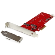 Picture of StarTech.com 2x M.2 SATA SSD Controller Card - PCIe