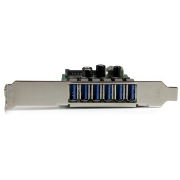 Picture of StarTech.com 7-Port PCI Express USB 3.0 Card - Standard and Low-Profile Design
