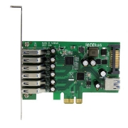 Picture of StarTech.com 7-Port PCI Express USB 3.0 Card - Standard and Low-Profile Design