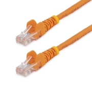 Picture of StarTech.com Cat5e Ethernet Patch Cable with Snagless RJ45 Connectors - 0.5 m, Orange