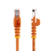 Picture of StarTech.com Cat5e Ethernet Patch Cable with Snagless RJ45 Connectors - 0.5 m, Orange
